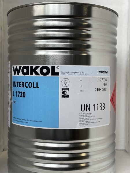 Klebstoff - Wakol Intercoll L 1720 - rot - 9 KG