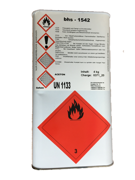 Klebstoff - bhs 1542 - farblos - 4 KG
