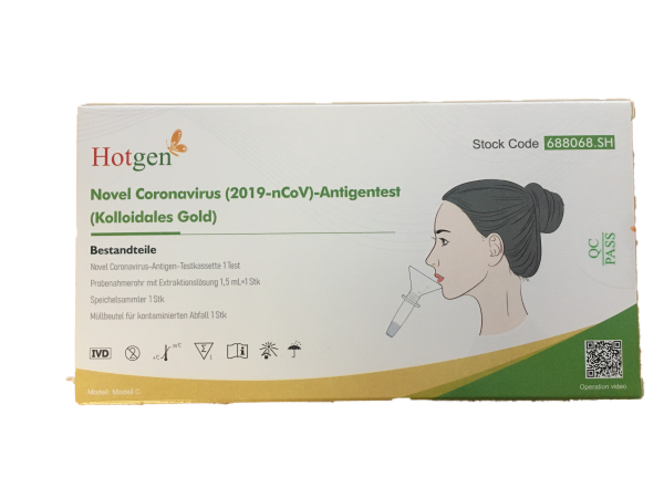 Hotgen Antigentest Covid-19-Schnelltest - Speicheltest - 1 Set