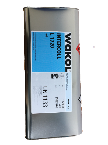Klebstoff - Wakol Intercoll L 1720 - rot - 4 KG